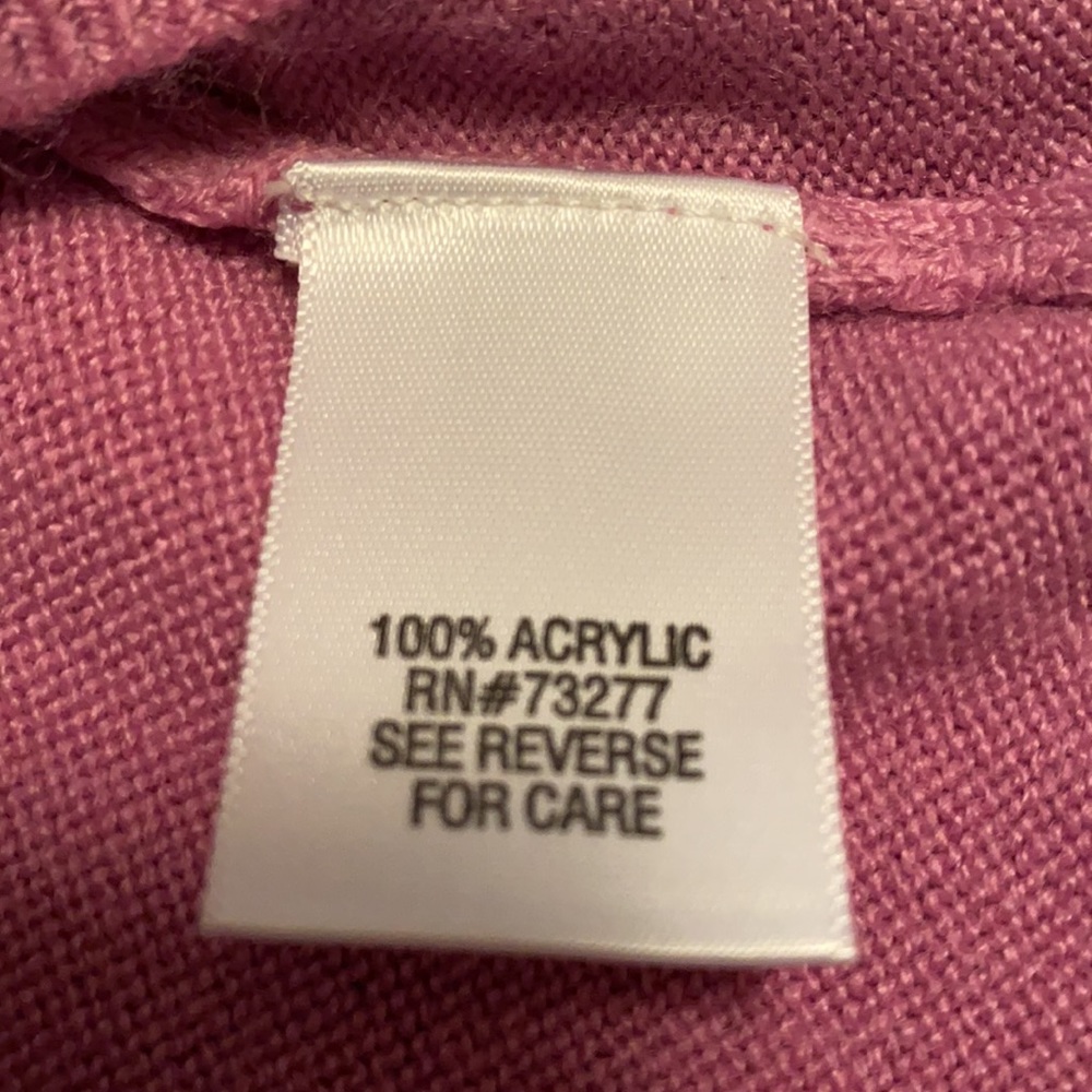 Sweater, 100% acrylic . Super soft in dusty pink - Picture 4 of 5